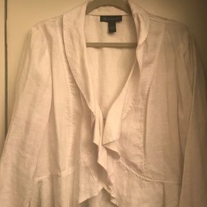 Women's INC linen blazer